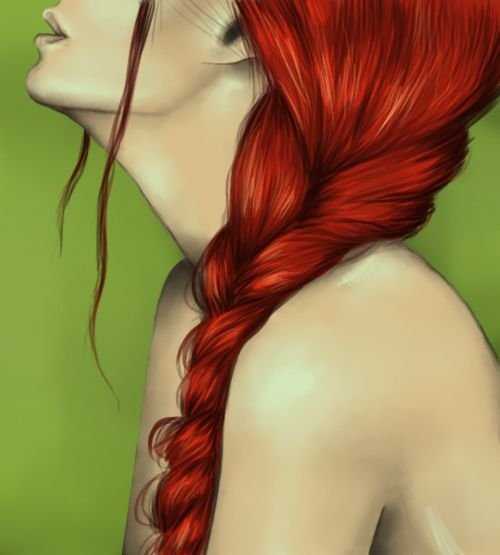 Аватар рыжая девушка