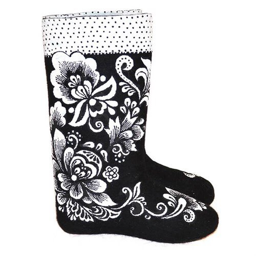 Валенки с орнаментом