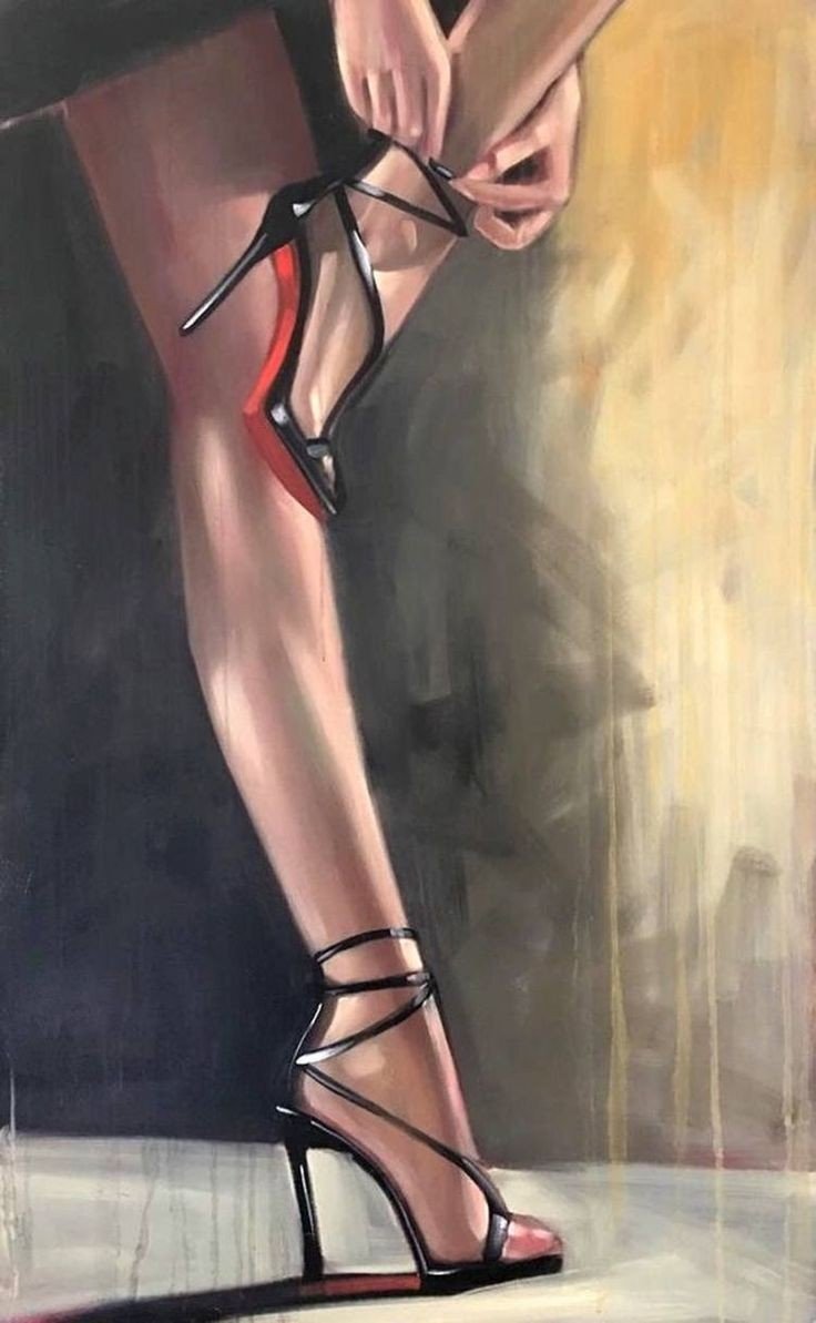 Женские ноги в живописи