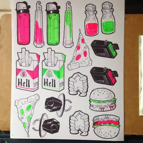 Красивые рисунки для наклеек самодельных (49 фото)