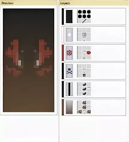 Узор на баннере в МАЙНКРАФТЕ