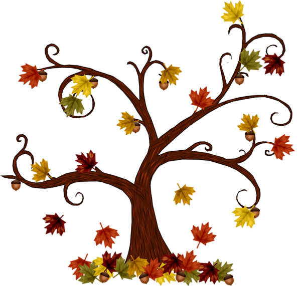 Нарисовать осеннее дерево