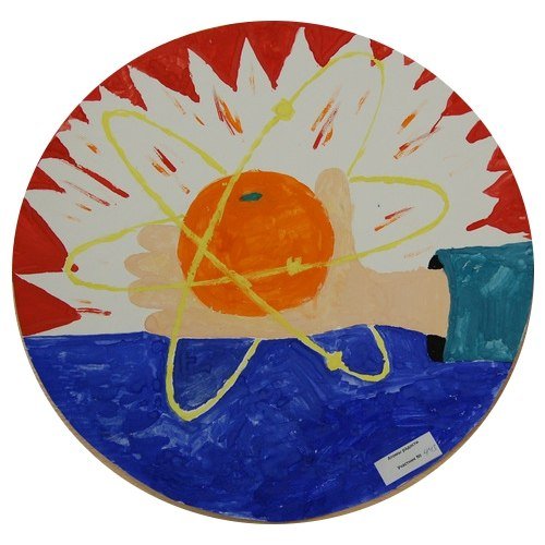 Рисунки на тему атом в мирных целях