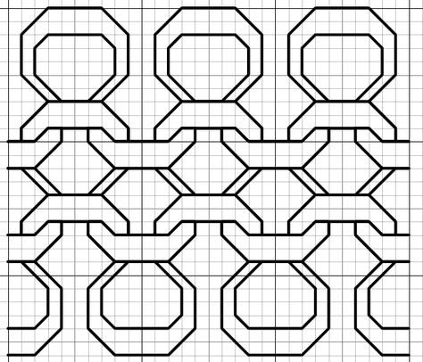 Орнамент по клеточкам