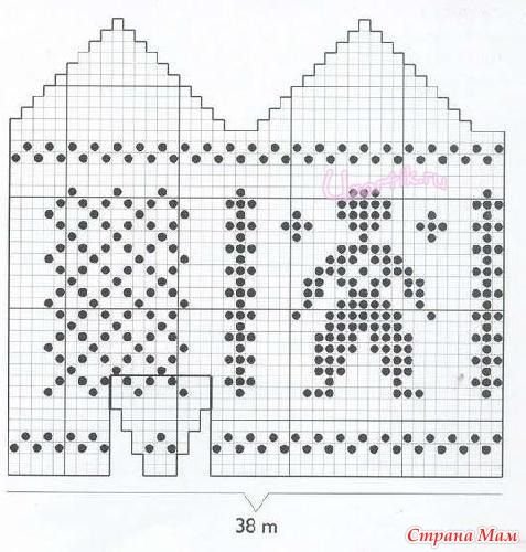Жаккард для детских варежек