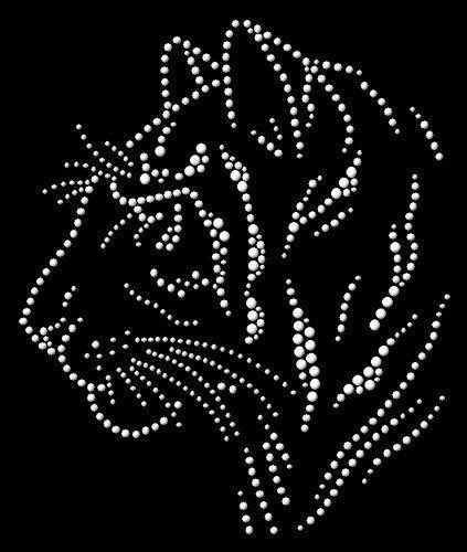 Рисунок стразами трафарет