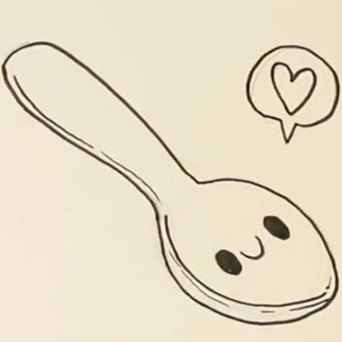 Ложка рисунок карандашом