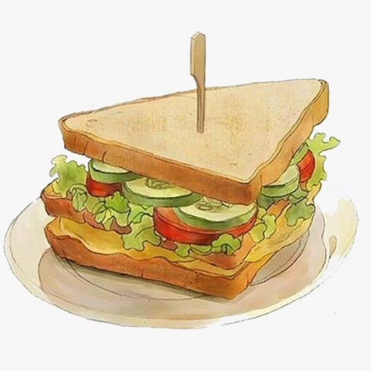 Сэндвич мультяшный
