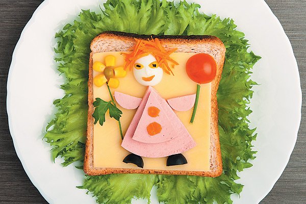 Красивые бутерброды для мамы