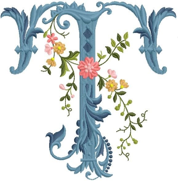 Красивая заглавная буква т