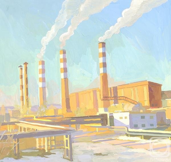 Газоперерабатывающий завод вектор