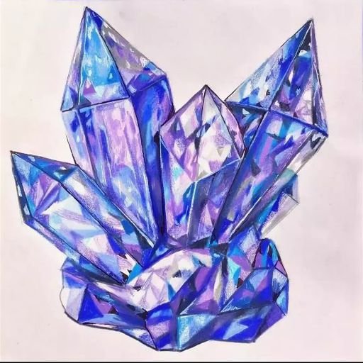 Рисование драгоценных камней