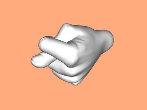 Красивый кукиш рисунок (45 фото)