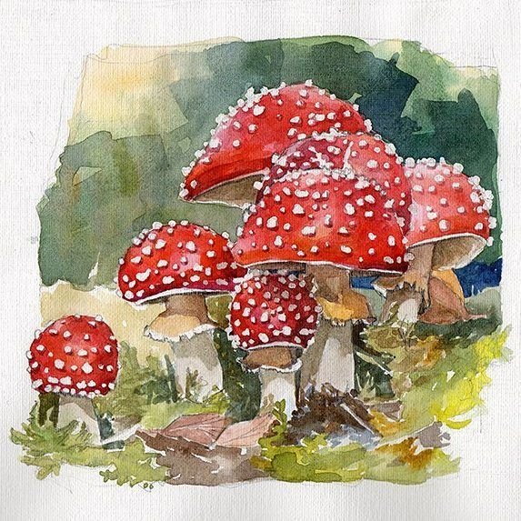 Стилизованный мухомор