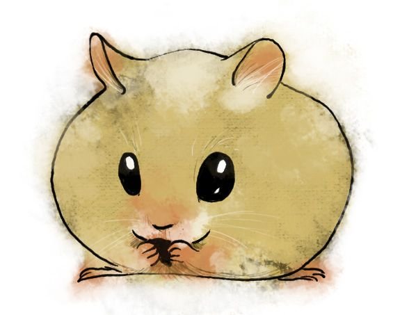 Хомяк для срисовки