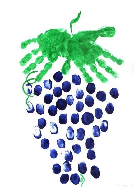 Рисование отпечатками пальцев