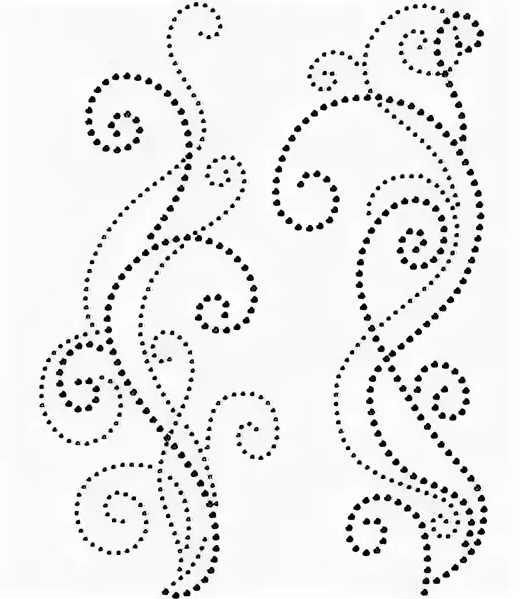 Узоры для точечной росписи контурами