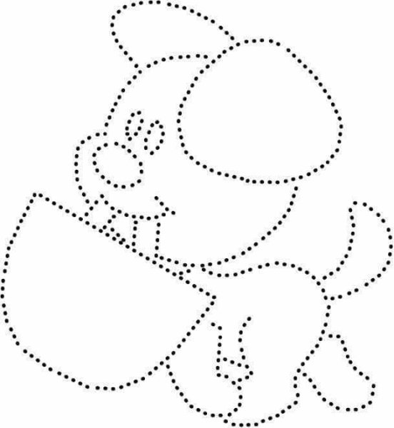 Обведи по точкам насекомые