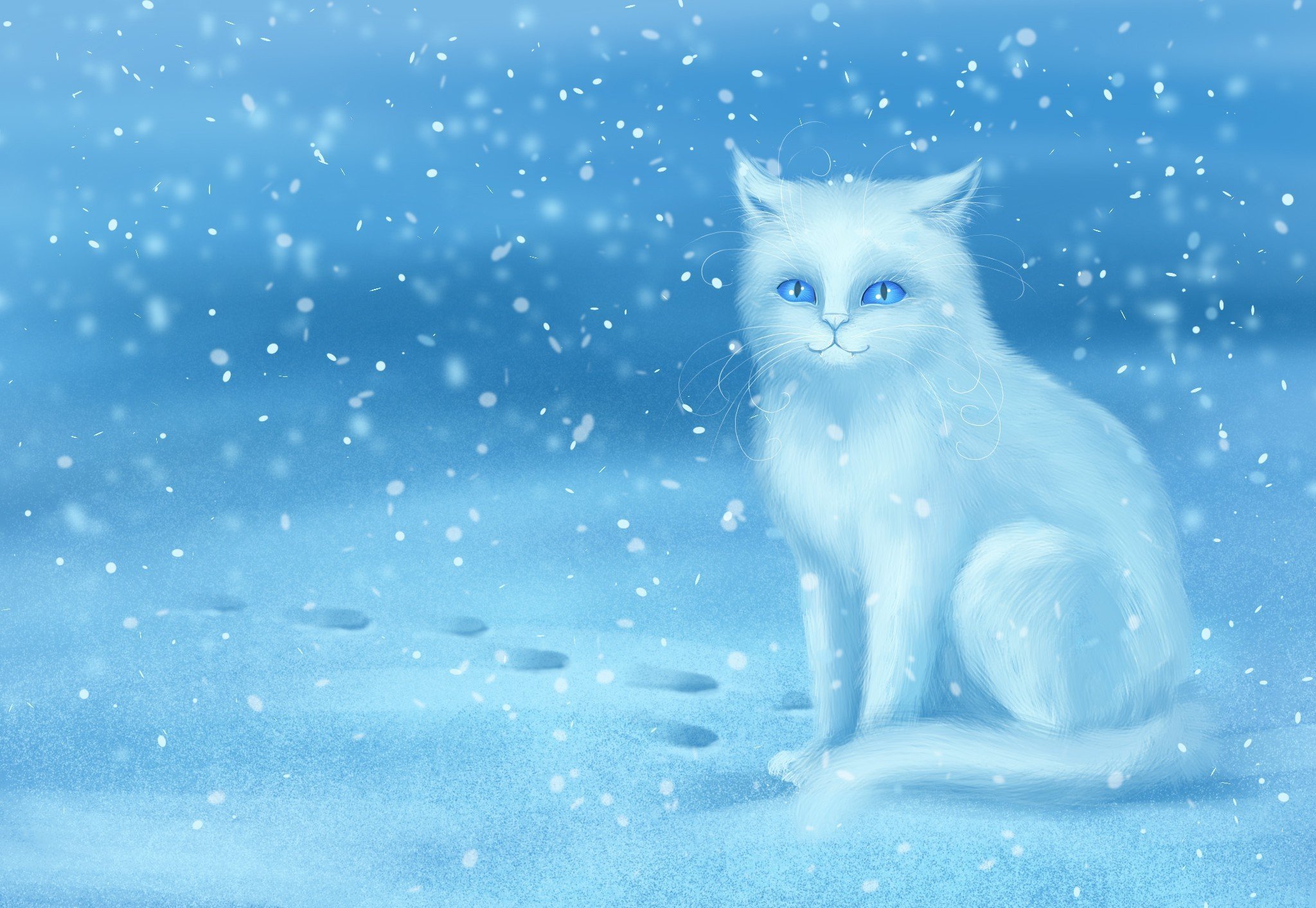 Снежная буря коты Воители
