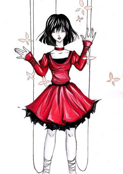 Марионетка рисунок