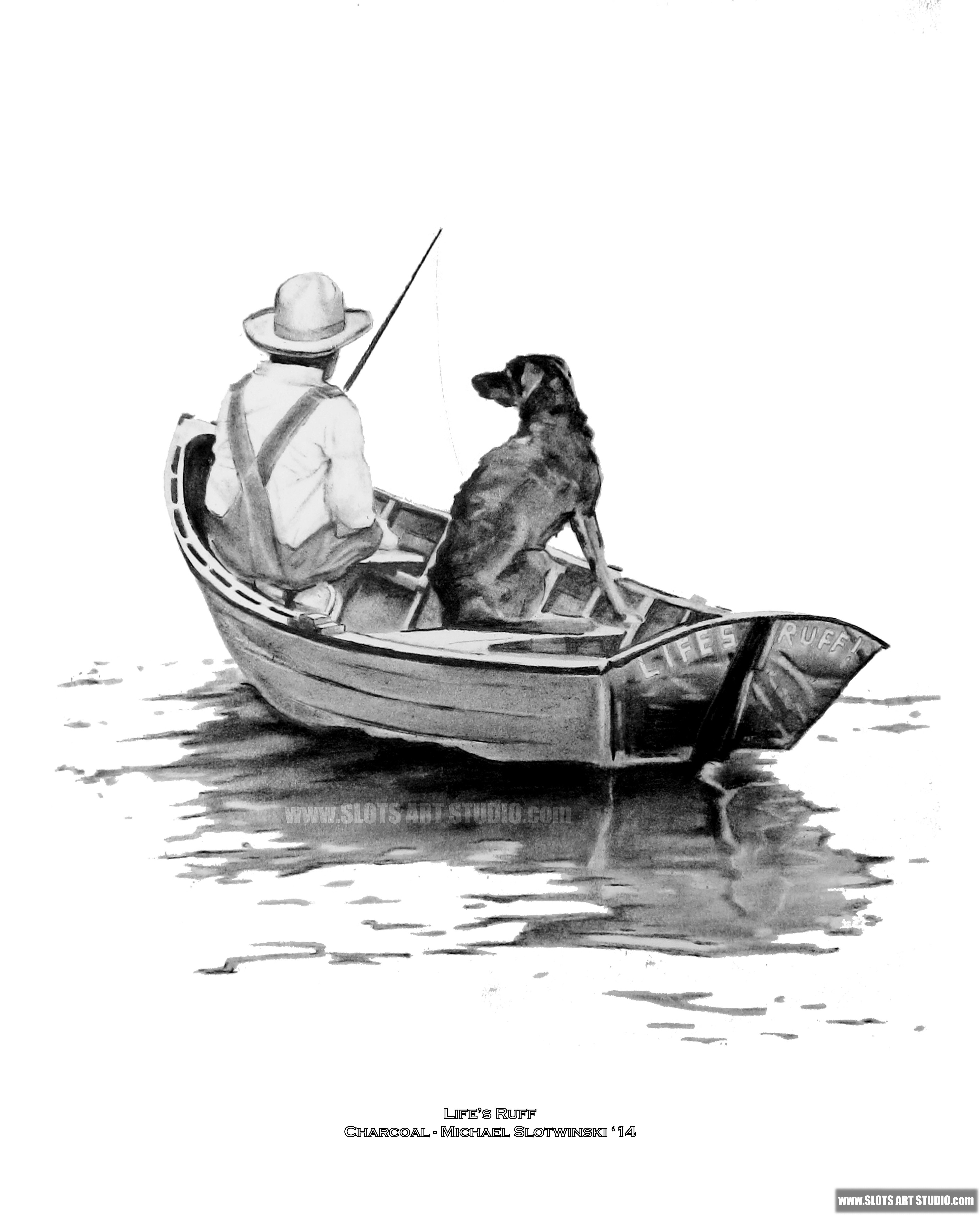 Рыбак в лодке