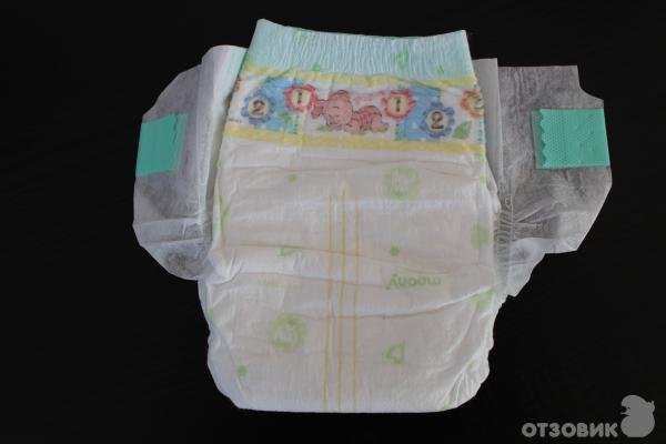 Памперсы Муни для новорожденных с индикатором