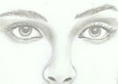 Зарисовки частей лица