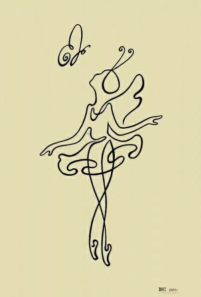 Рисунок одной линией не отрывая руки