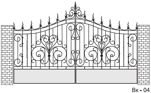 Ажурные ограды рисунок