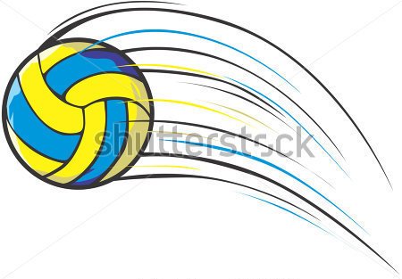 Волейбольный мяч эскиз