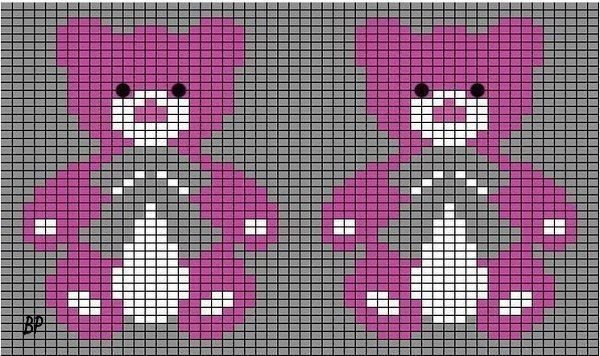 Рисование по клеткам собака