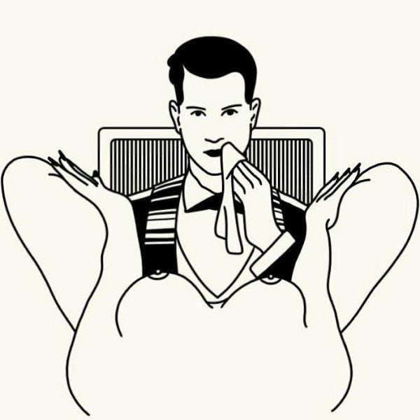 Девушка язык между пальцев