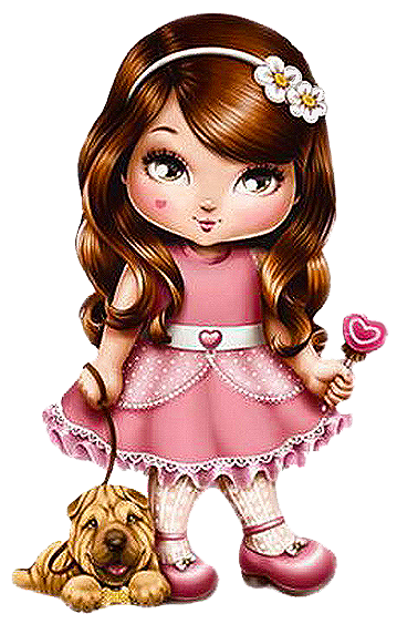 Красивые мультяшные куклы