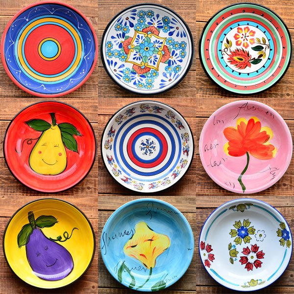 Красивая роспись посуды