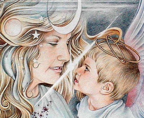 Мать и ребенок арт
