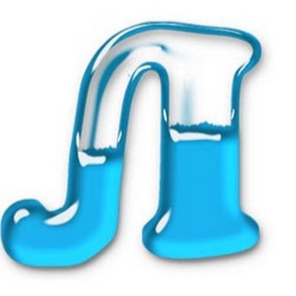 Буквы алфавита водные