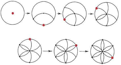 Красивые рисунки из кругов циркуля (45 фото)