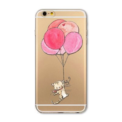 Прозрачный чехол с рисунком