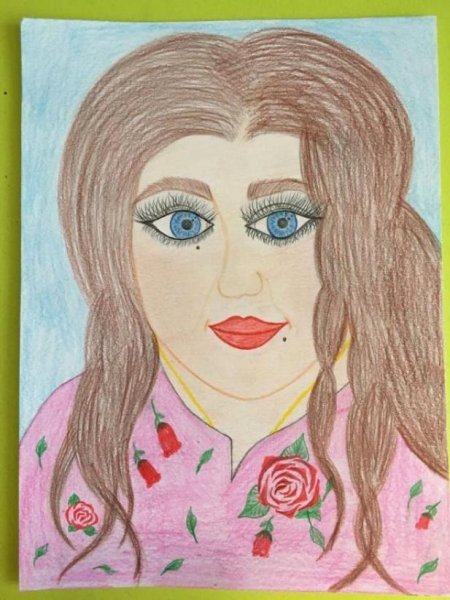 Рисунок на день матери карандашом