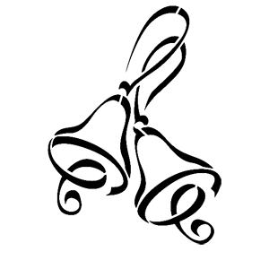 Колокольчик на прозрачном фоне