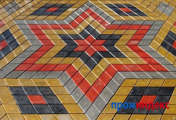 Зеленая плитка ромб вибролитая