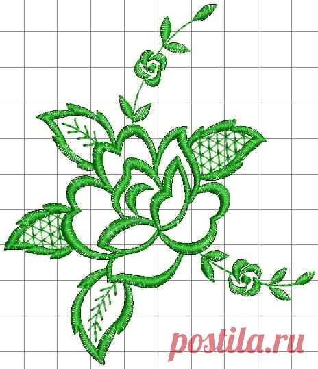 Вышивка гладью для начинающих пошагово со схемами