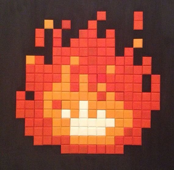 Языки пламени анимация