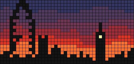 Нарисованный огонь на черном фоне