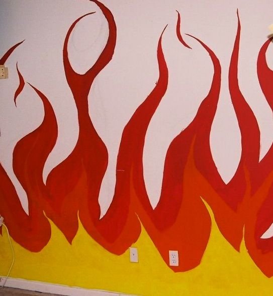 Пожар в лесу для детей