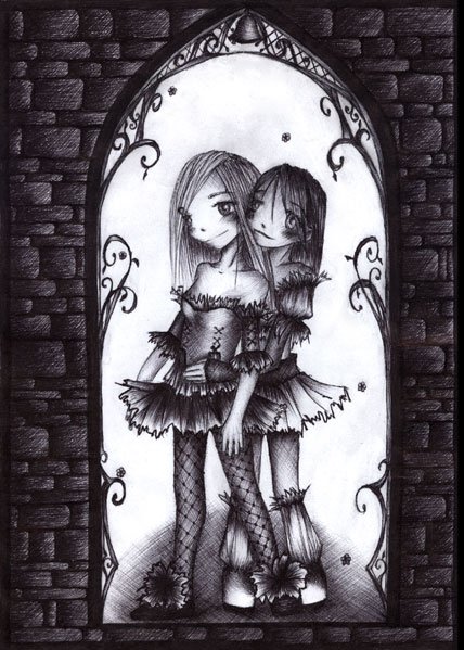 Ангел или демон для срисовки