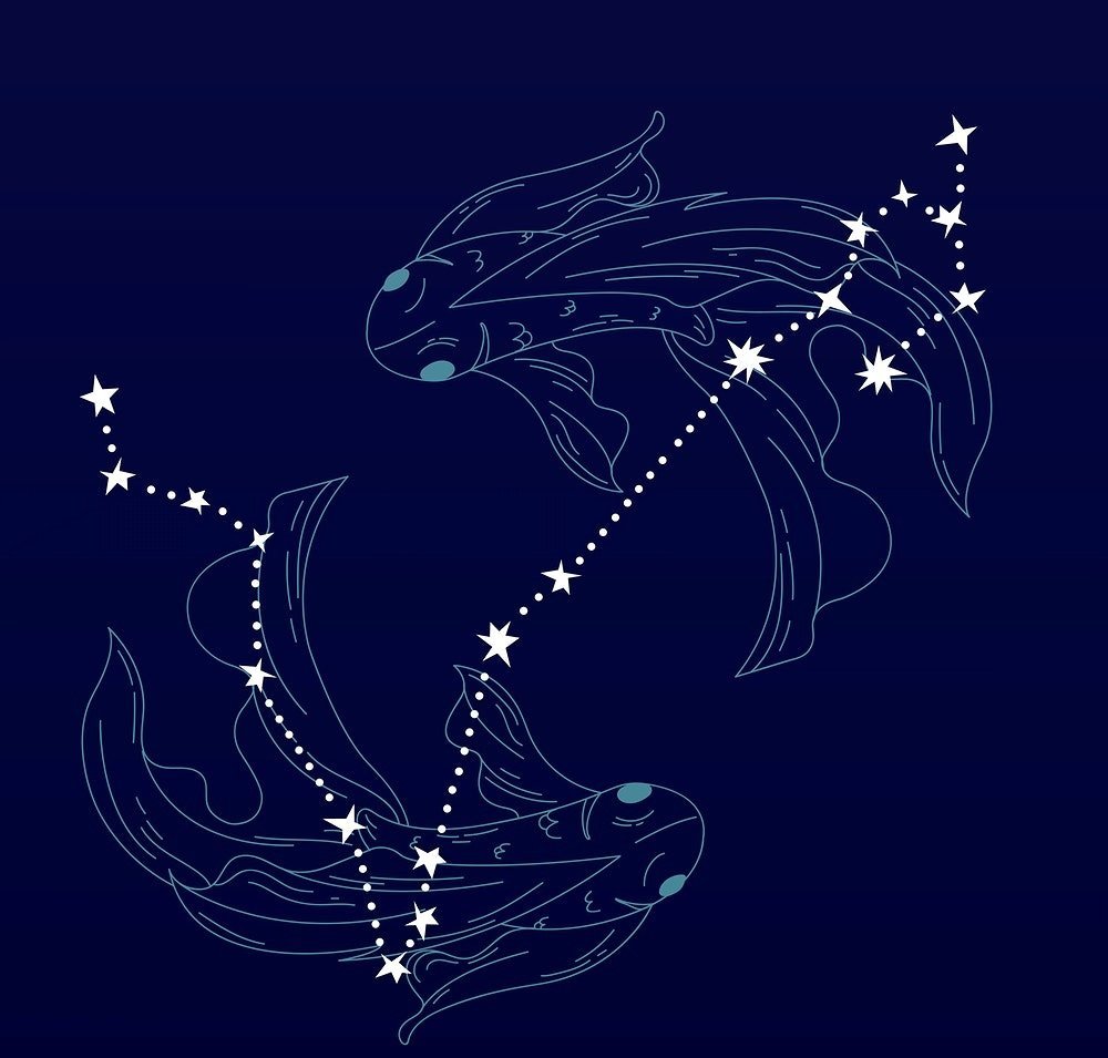 Зодиакальное Созвездие рыбы астрономия