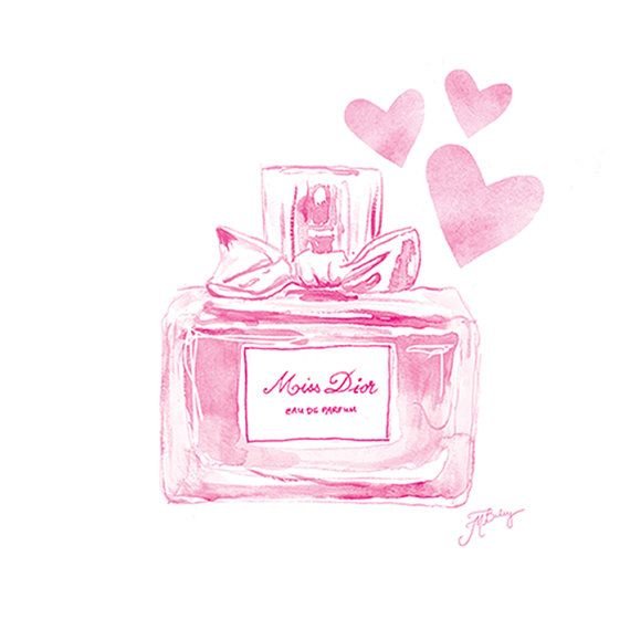 Духи диор акварель