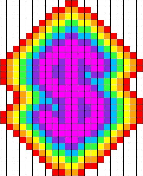 Рисунки по клеточкам разноцветные