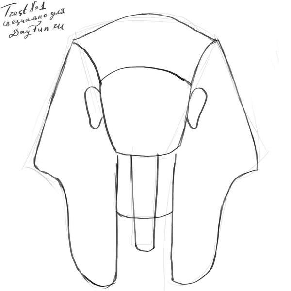 Рисунок фараона древнего Египта 5 класс